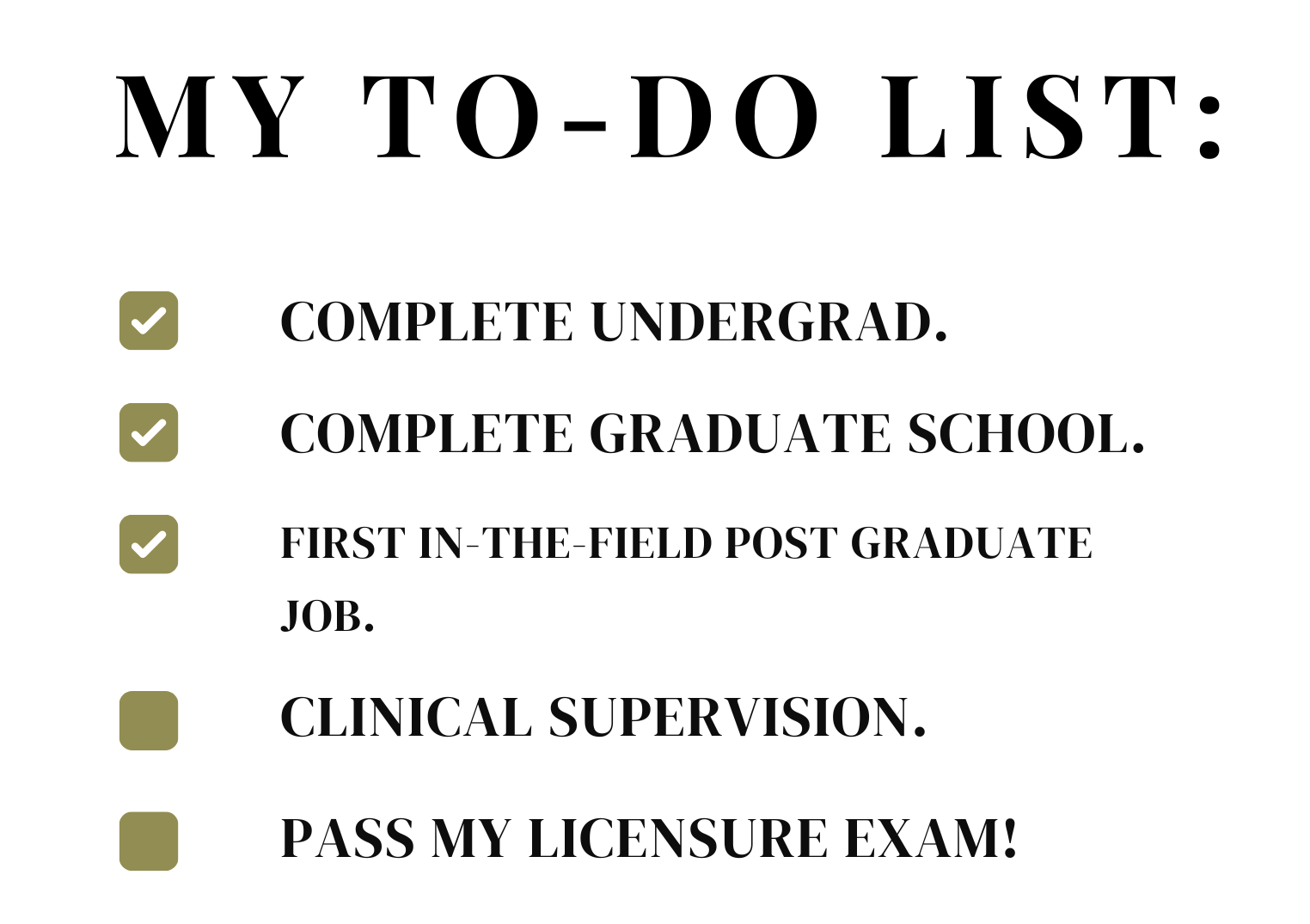 image of Supervision Checklist